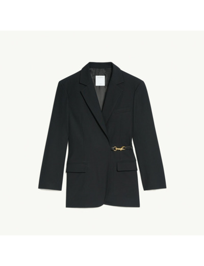 Veste tailleur croisée avec mousqueton