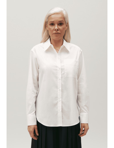 Chemise coton blanc