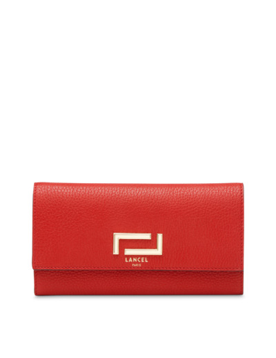 Pia de Lancel - Portefeuille Long - Rouge Lancel