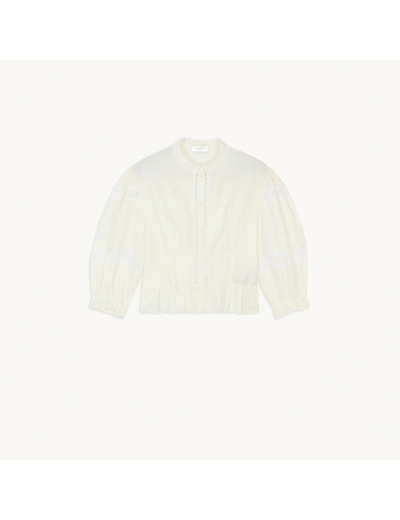 Chemise courte avec galons