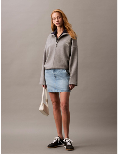 SWEATSHIRT À ZIP QUARTER