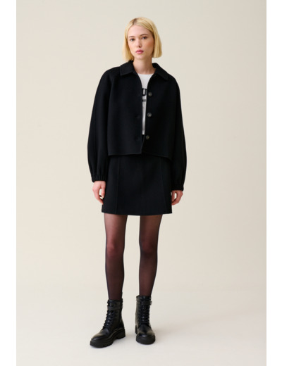 Veste courte col chemise