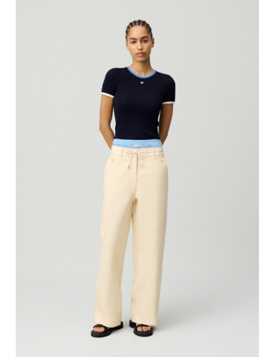 Pantalon cargo taille basse