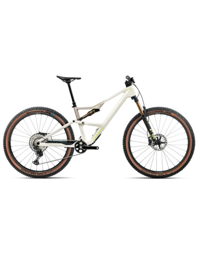 VTT tout suspendu OCCAM SL M10 Blanc Ivoire/Nickel