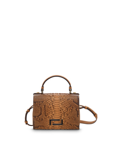 Pia de Lancel - Sac Porte Main Exotique - Camel