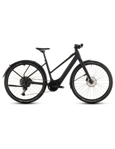 Vélo urbain électrique EDITOR HYBRID PRO 400X FE Charbon