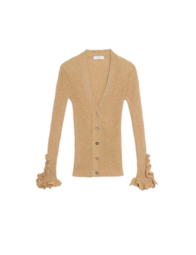Cardigan en maille lurex