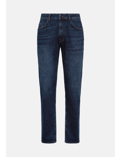 Jean En Denim Extensible Bleu Foncé