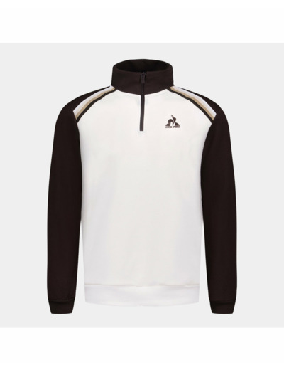 SWEAT Homme HERITAGE SP HALFZIP N1 M MOLE/MARSHMALL Noir