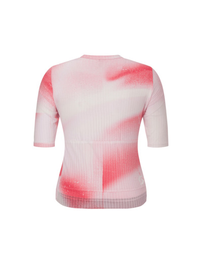 Maillot manches courtes Femme PRO SL Rose/Coton Blanc