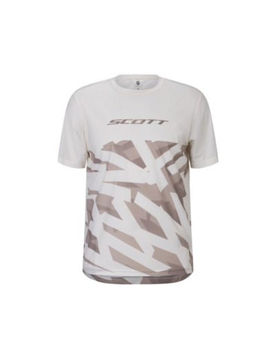 Maillot manches courtes Homme VERTIC LT Coton Blanc