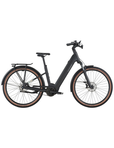 Vélo urbain/trekking électrique E-HORIZON SUV 20 BELT WAVE Noir Mat