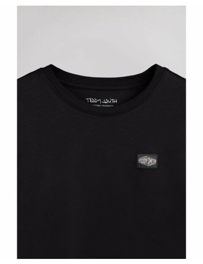 T-shirt en coton Enfant T-LIONEL MC JR Noir