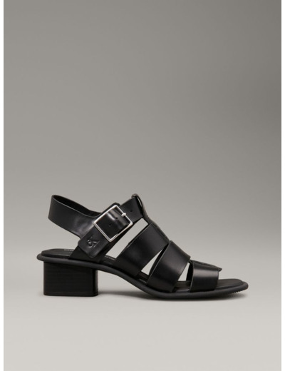 SANDALES À TALONS AVEC BOUCLE
