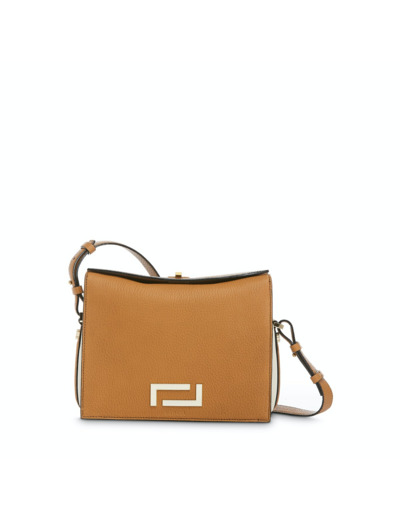 Pia de Lancel - Sac porté croisé - moyen modèle - Camel/Neige