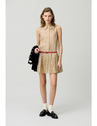 Robe courte imprimée