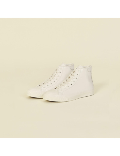 Baskets montante en cuir