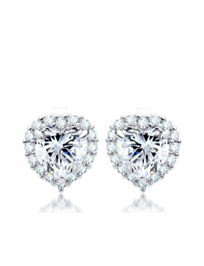 ต่างหูเงินแท้ รุ่น MD-SLER160 สี Silver