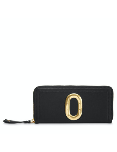 Romane de Lancel - Portefeuille slim zippé - Noir