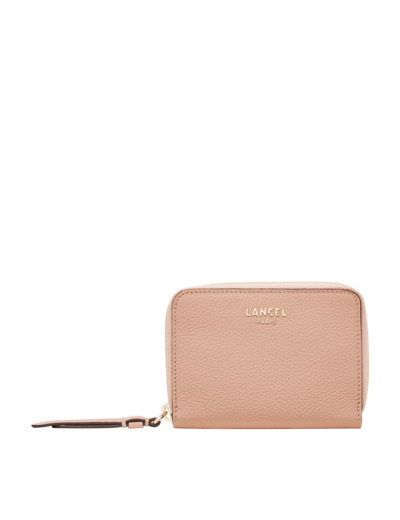 Lettrines de Lancel - Portefeuille continental zippé - Petit modèle - Rose Sunset