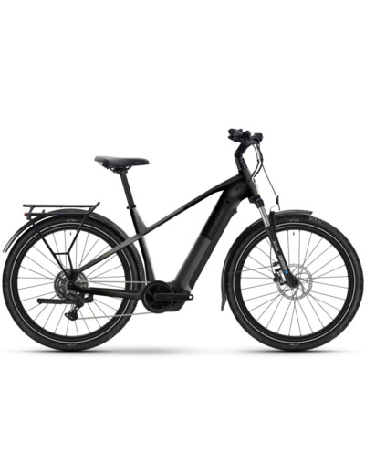 Vélo trekking électrique TREKKING 3 HIGH Argent/Noir