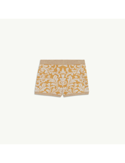 Short en maille jacquard