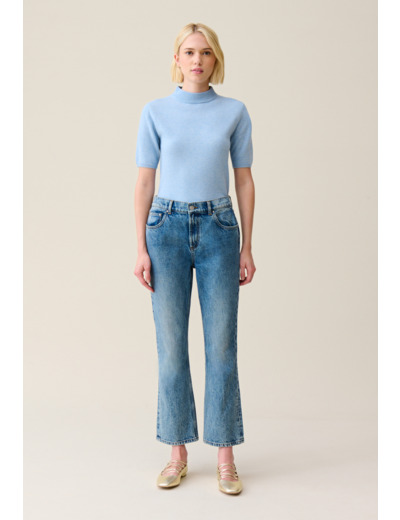 Jean Louis flare denim clair
