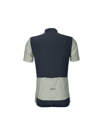 Maillot manches courtes Homme ENDURANCE LT Gris/Bleu Foncé