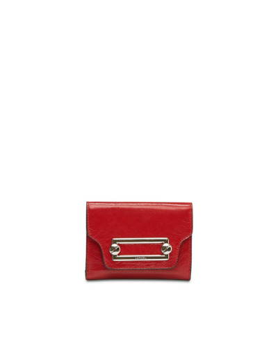 Clic de Lancel - Portefeuille compact - Petit modèle - Rouge Lancel