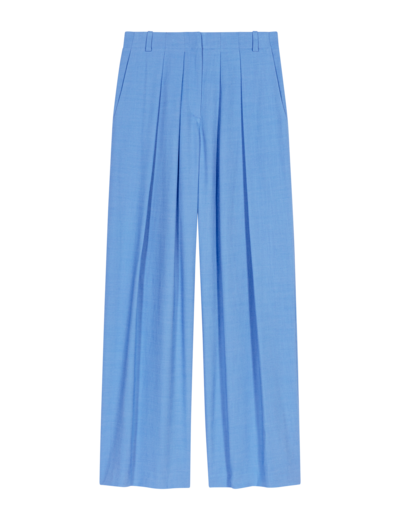 Pantalon de tailleur large à plis