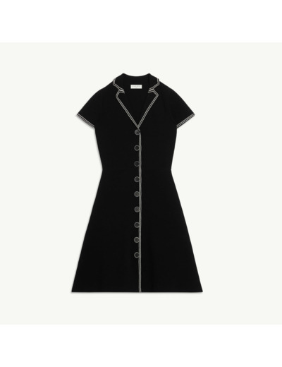 Robe chemisier en maille