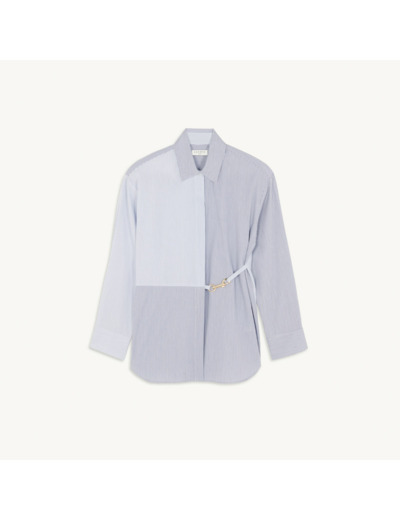 Chemise à rayures et mousqueton