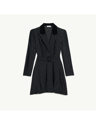 Robe courte effet veste tailleur