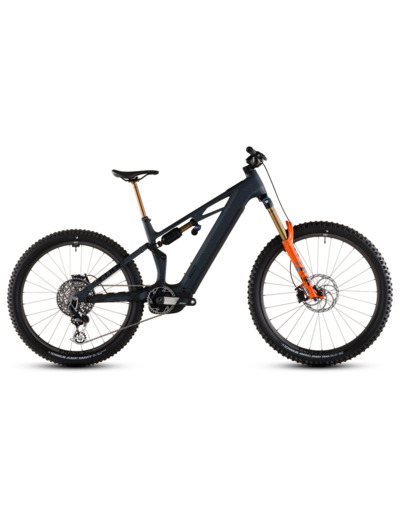 VTT tout suspendu électrique STEREO HYBRID ONE77 HPC SLT 800 Bleu Nuit