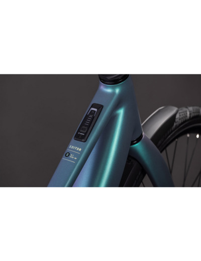 Vélo urbain électrique EDITOR HYBRID SLT 400X FE Gris