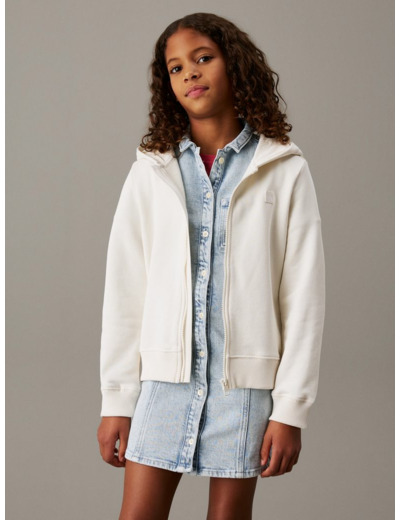 SWEATSHIRT À ZIP MINI BADGE