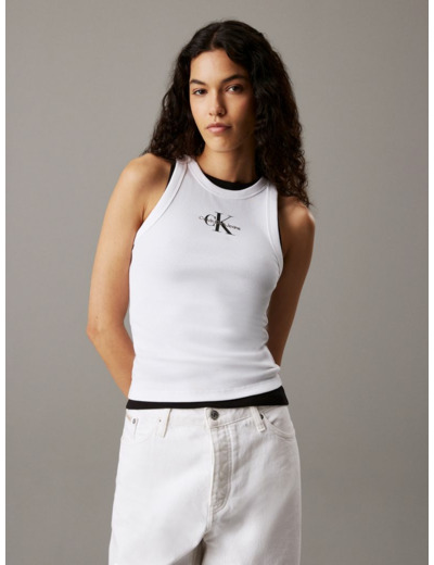 TANK TOP RIB MONOLOGO