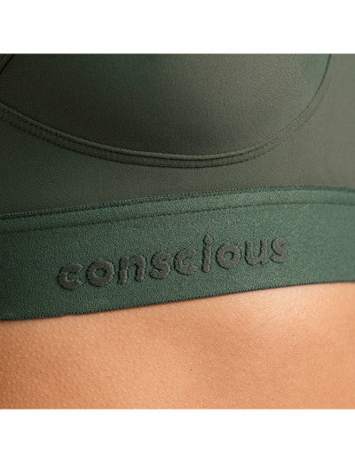 BRASSIERE TOP STRAP CONSCIOUS Vert