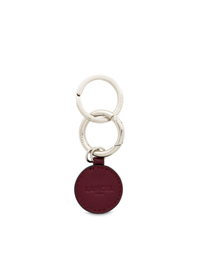 Charms de Lancel - Base tag cuir - Cassis
