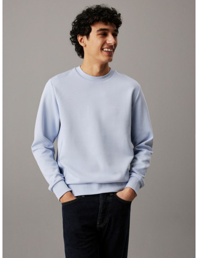 SWEAT-SHIRT REPREVE À COUPE CLASSIQUE AVEC MICRO LOGO