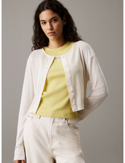 CARDIGAN À MANCHES LONGUES SOFT TOUCH