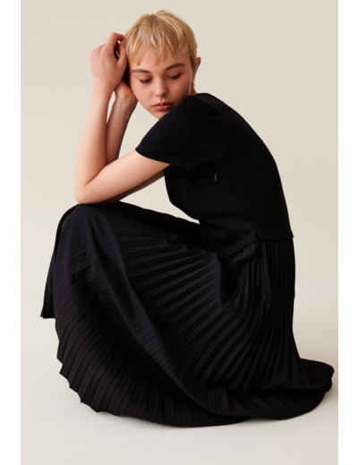 Robe Twist bi-matière