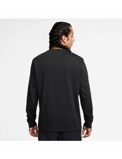 Sweat Homme M J DF SPT GFX LS CREW Noir