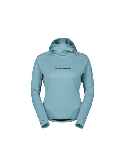 Sweat à capuche Femme DEFINED LIGHT PULL-OVER Bleu Givré