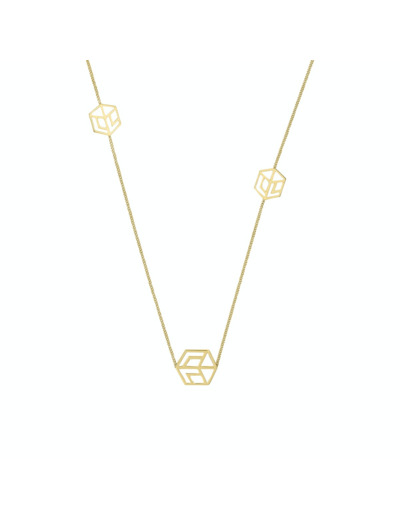 Logo Carré L - Sautoir Carré L - Dore