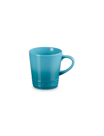 Mug V 330ml en céramique bleu caraïbe