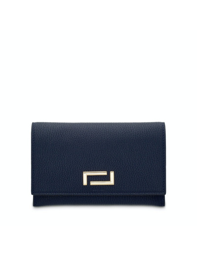 Pia de Lancel - Portefeuille combiné avec porte-cartes zippé amovible - Bleu Petrole