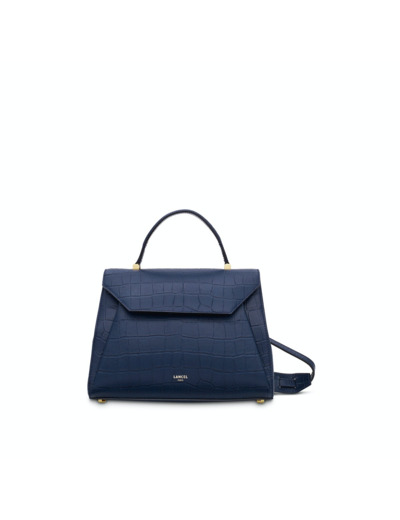 LISON DE LANCEL - Sac porté main - Petit modèle - Bleu Petrole