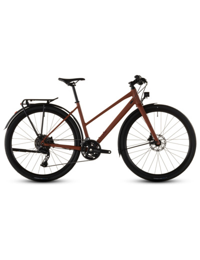 Vélo trekking NULANE RACE FE Ambre/Noir