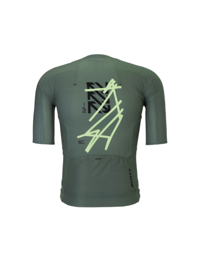 Maillot manches courtes Homme ULTD AERO Vert Tranquille